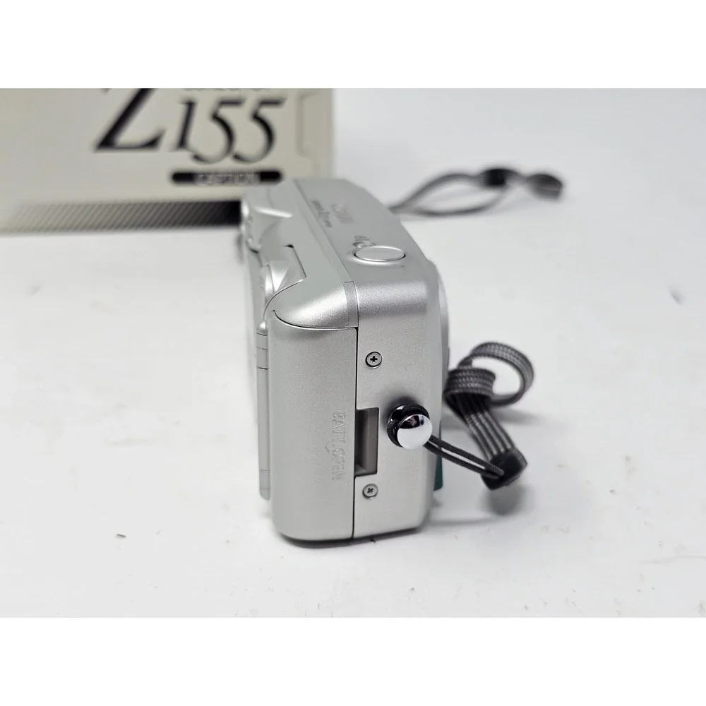 Vintage Canon Sure Shot Z155 Caption 35mm Film Camera Silver Point & Shoot AF